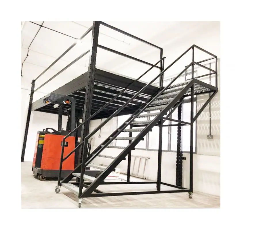 Whole net low price Steel Structure Mezzanine Floor, Attic shelf adjustable steel shelving storage rack shelves for warehouse