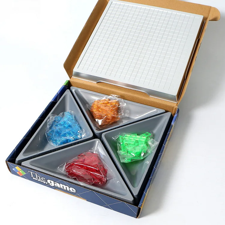 Tetris Puzzle Game Chess 4-player PK Gladiator Chess monoply board blank game board