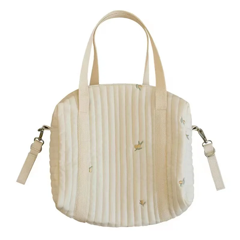 Custom logo baby bed diaper hanging storage bag crib organizer