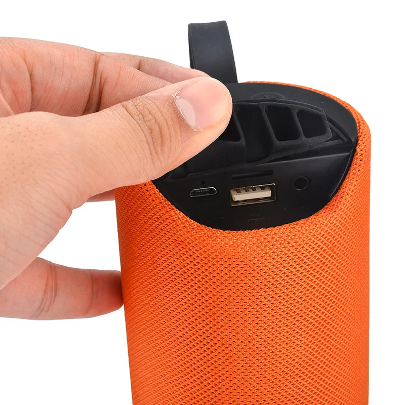 S113 Portable Speaker Waterproof Bt 4.2 Speaker Outdoor Subwoofer Bass Wireless Speakers Mini Column Box Loudspeaker Fm Ft
