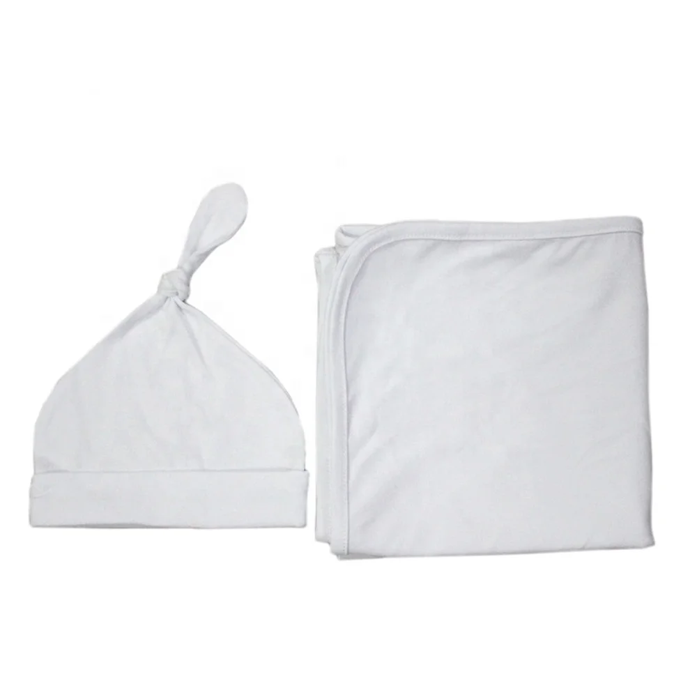 Factory custom Wholesale custom 5% spandex 95% cotton 190gsm solid color stretchy swaddle blankets