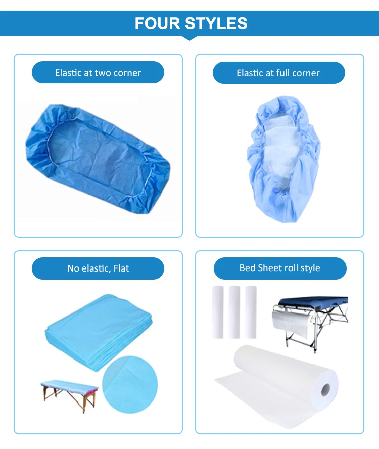 Custom Beauty Salon Bed Sheet Pp Non Woven Disposable Bed Sheet Disposable Waterproof Bed Massage Sheet Roll For Spa