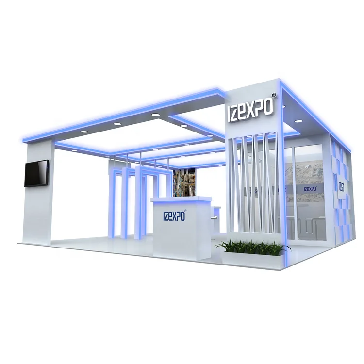 Zizexpo простая сборка деревянный Модульный Выставочный стенд выставочный 6x6 для продажи другое Торговое оборудование