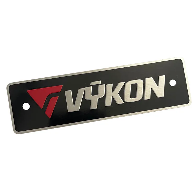 custom brand logo metal aluminum emblem metal car stickers for car/motor decoration