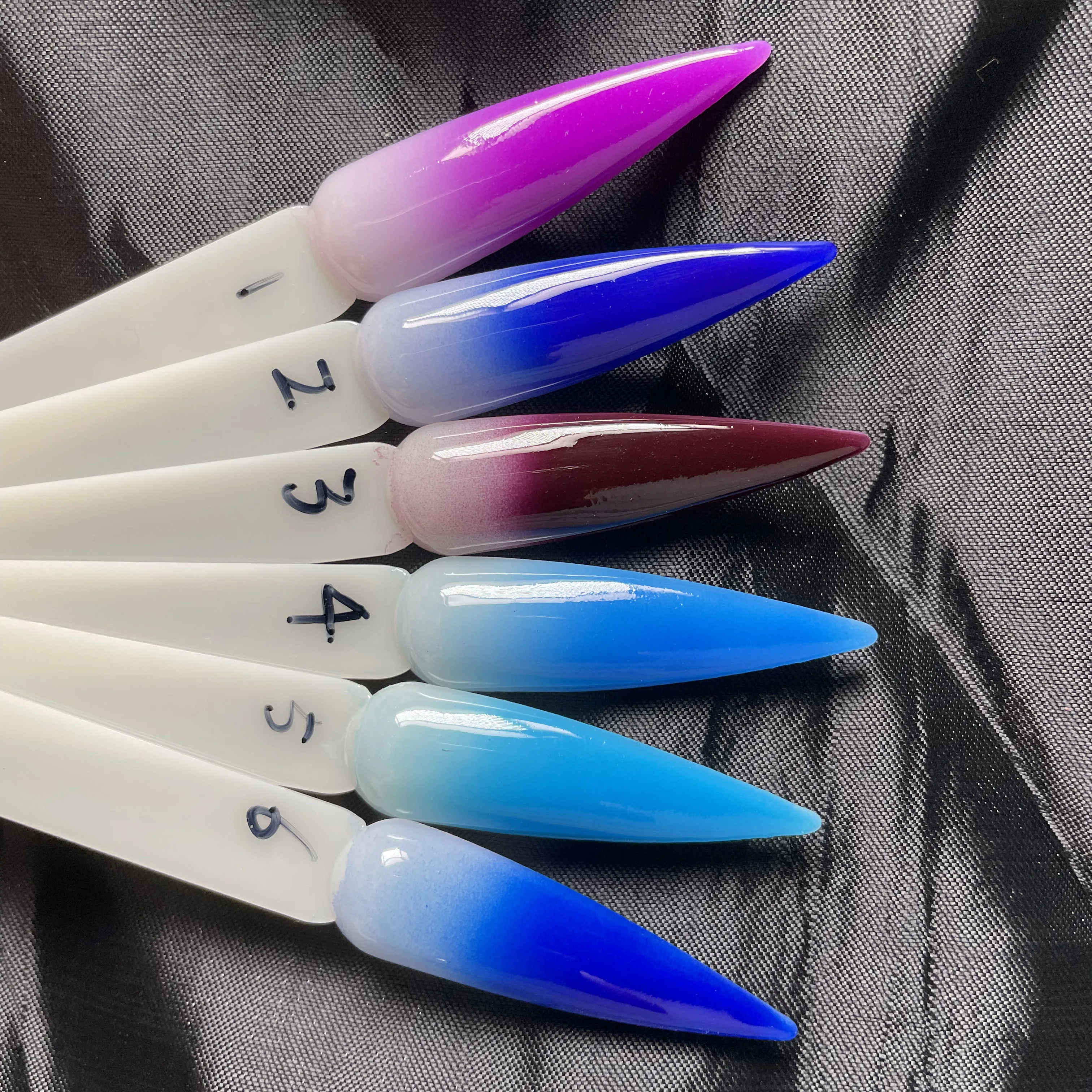 12 Colors Extra Fine Nail Pigment Dust Nail Art Manicure Ombre Powder Spray