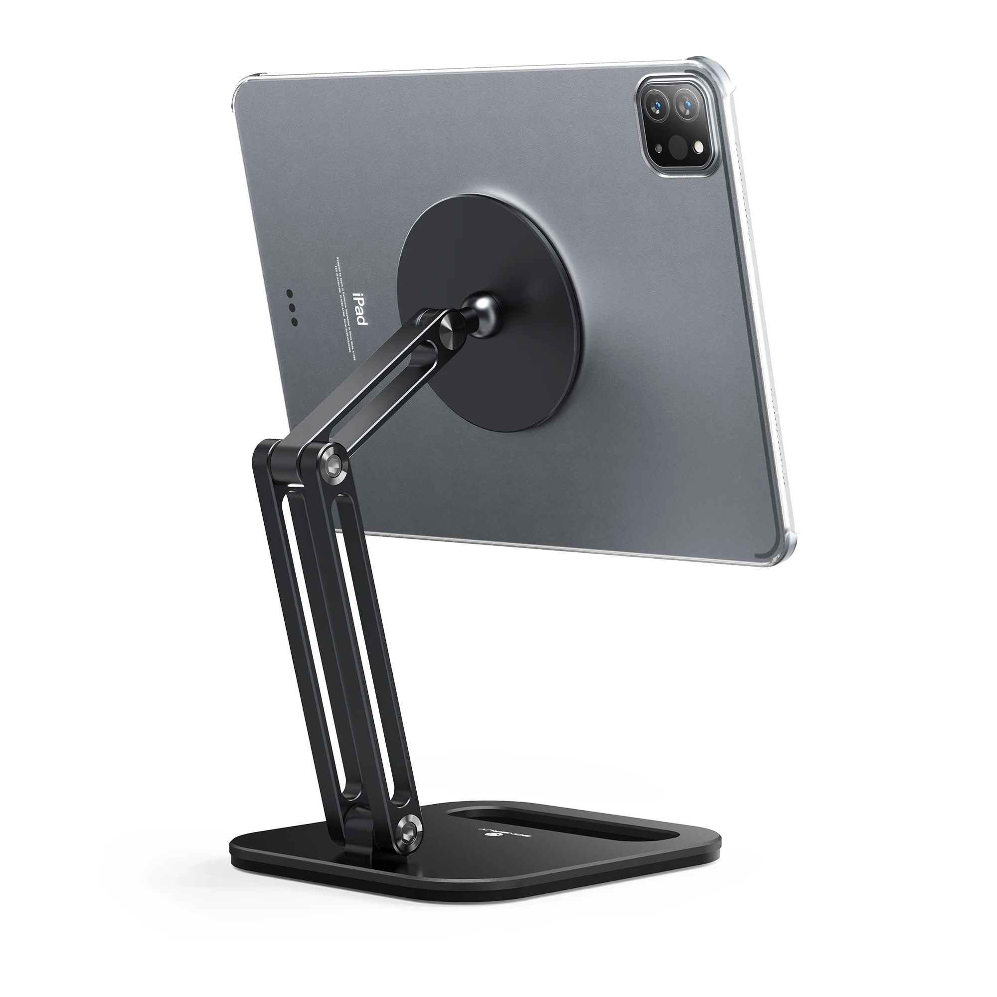 Boneruy Ergonomic Tablet Stand Aluminum Rotate Folding Magnetic Tablet Holder Tablet PC Stand for iPad