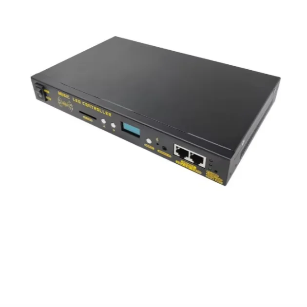 GC-6612 М-12-портовый музыкальный светодиод (spi/dmx) светодиодный пиксельный контроллер с поддержкой 12x1024 пикселей с sd-картой и поддержкой консоли dmx512