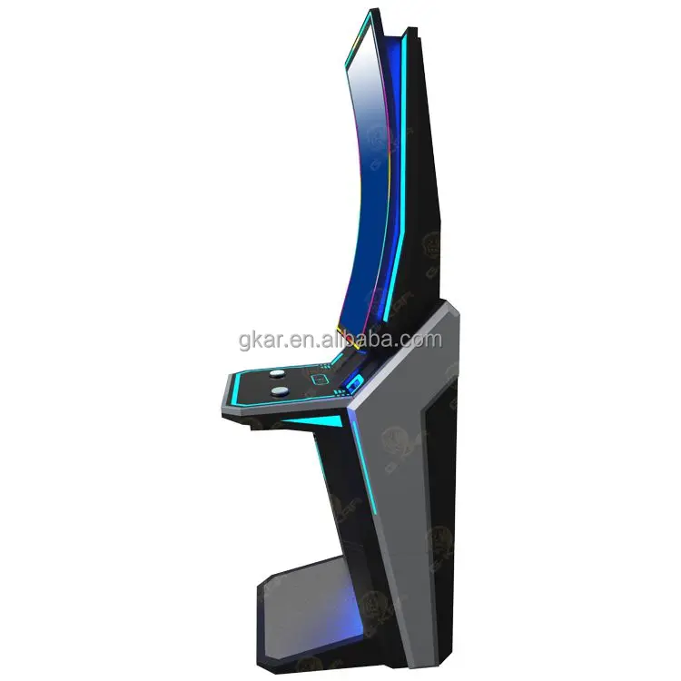 2024 Gkar Newest 43 inch Curved/Vertical Arcade Games Machines for Multigame Fire Game Board