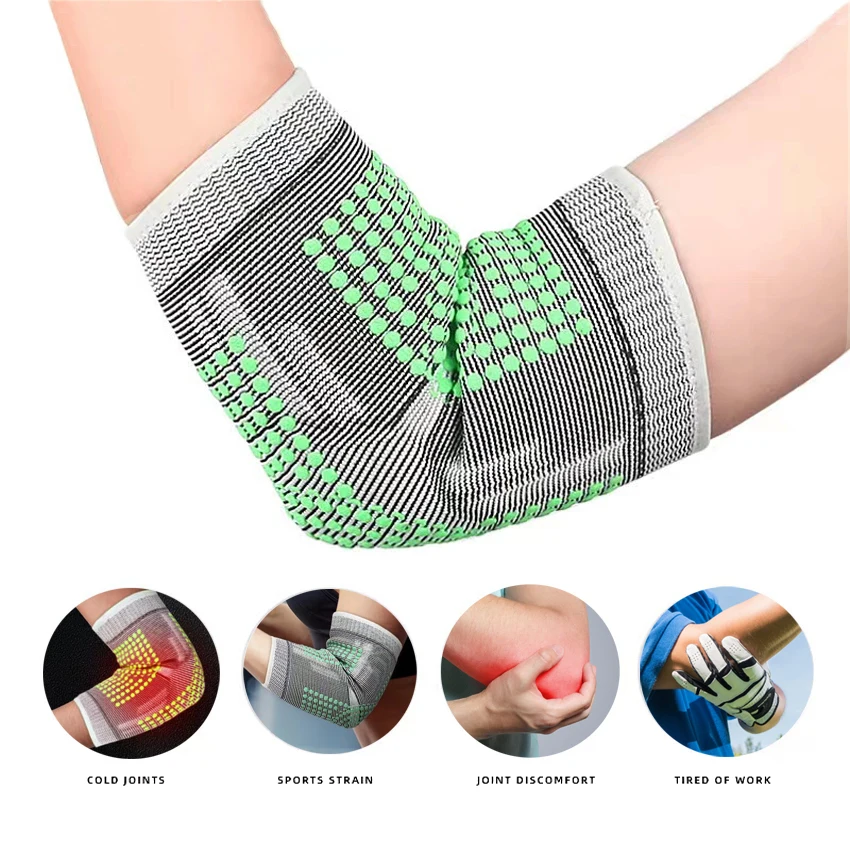 Tourmaline Self Heating Magnetic Therapy Elbow Sleeve Joint Protector Arm Elbow Support Sleeve For Pain Relief HA01892