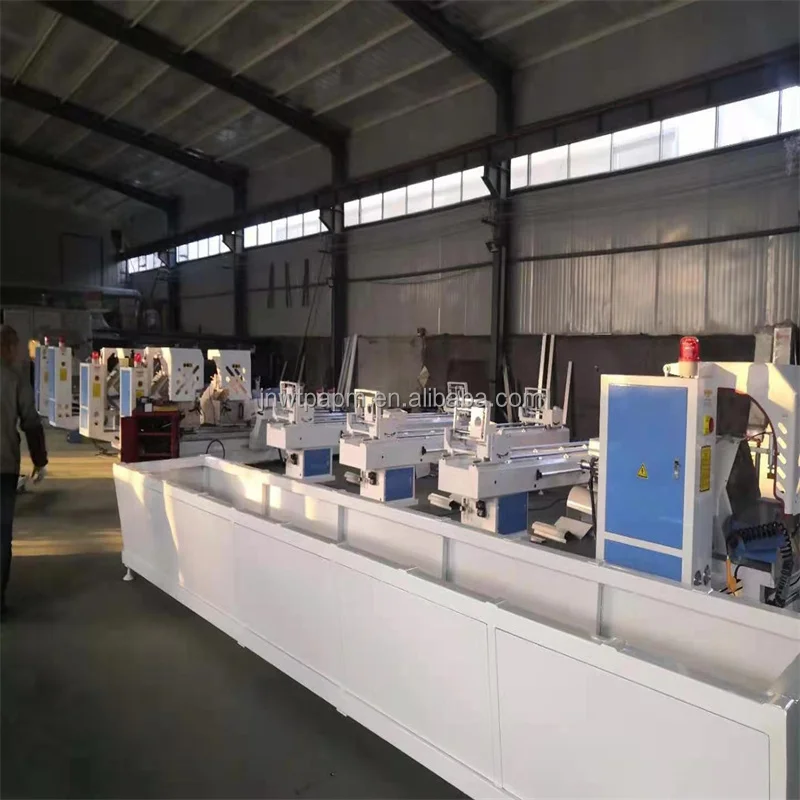 Good quality aluminium window manufacturer wall saw digital display double head metal cutting machinery miter saw for aluminum