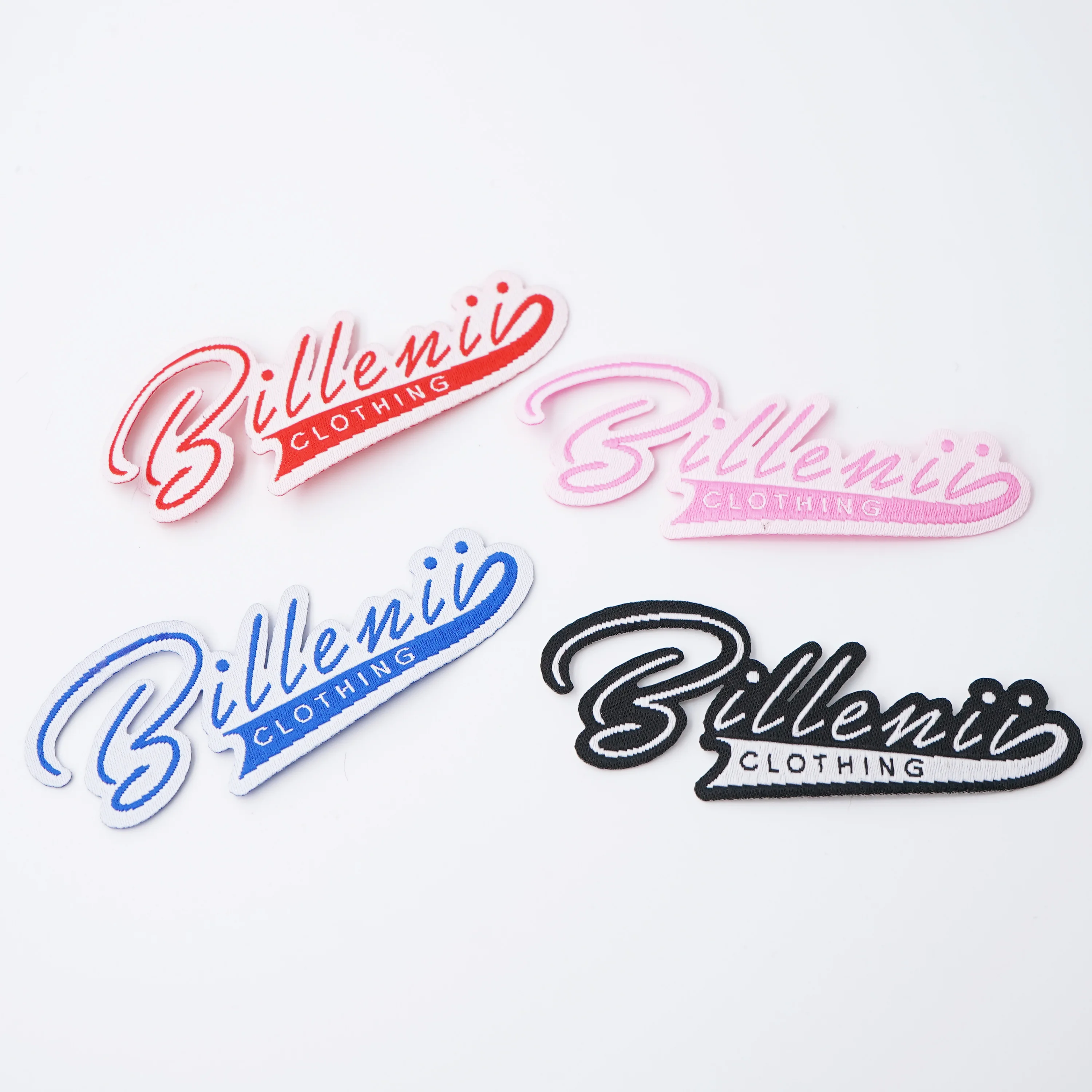 Custom Logo 3d Clothing Large School Sport Embroidery Big Woven Embroidered Patch Distressed Chenille Patches Iron On