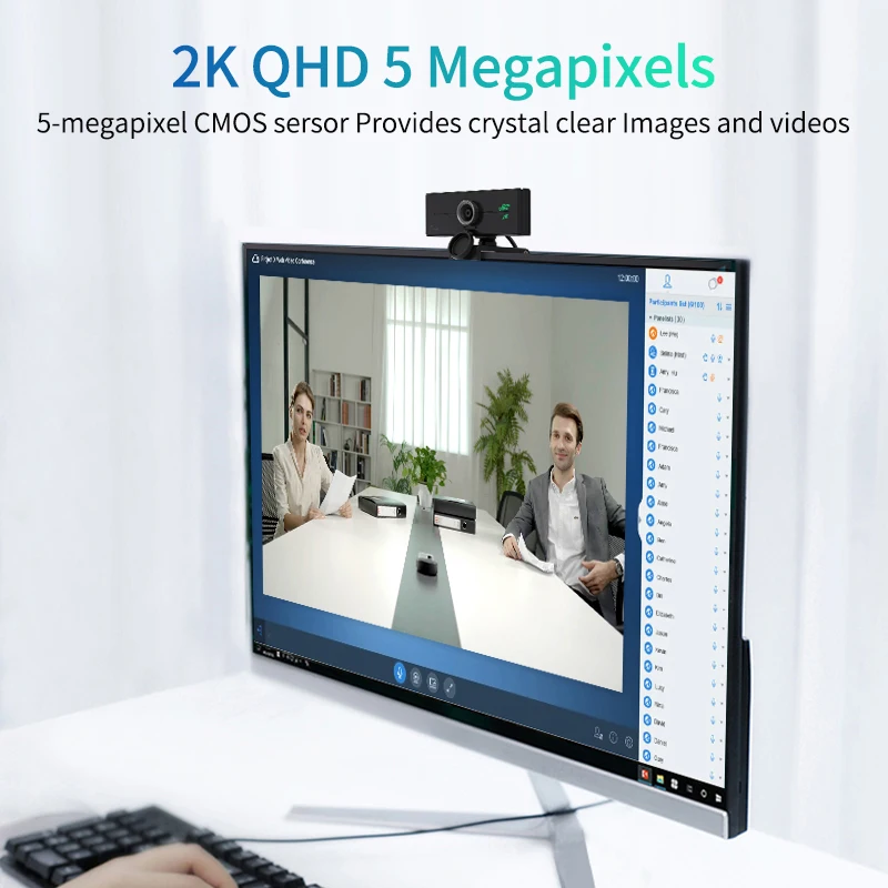 Gsou 4X 2K USB веб-камера для Microsoft компьютера с микрофоном онлайн веб-камеры широкоформатное
