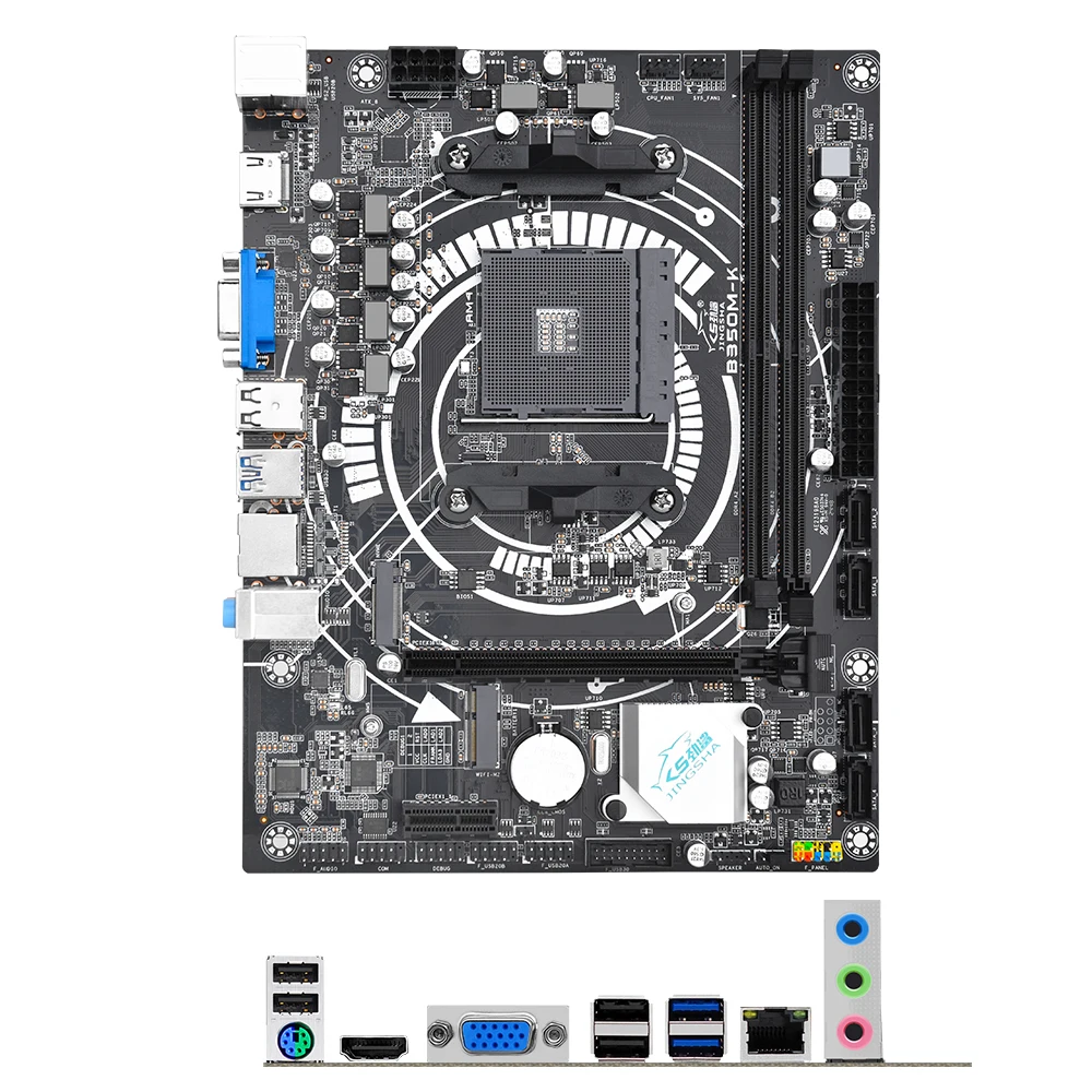 b350 JINGSHA New AMD AM4 Socket ddr4 Motherboard b350 Gaming Desktop b350m-k Motherboard