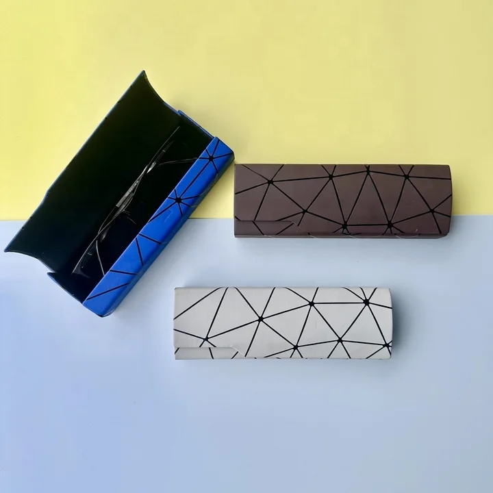 glasses case custom logo pu case white kids glasses box glasses case hard leather