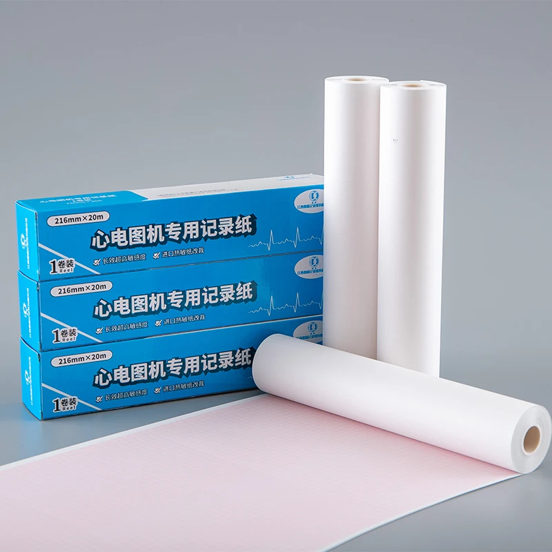 Z Type 210Mm 50X30 145Mm 80Mm*20M 210*140 Chart 110Mm X 20M Ecg Thermal Paper