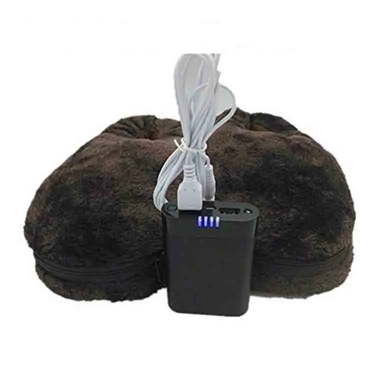  Зимние тапочки с электроподогревом и питанием от USB для сохранения ног в