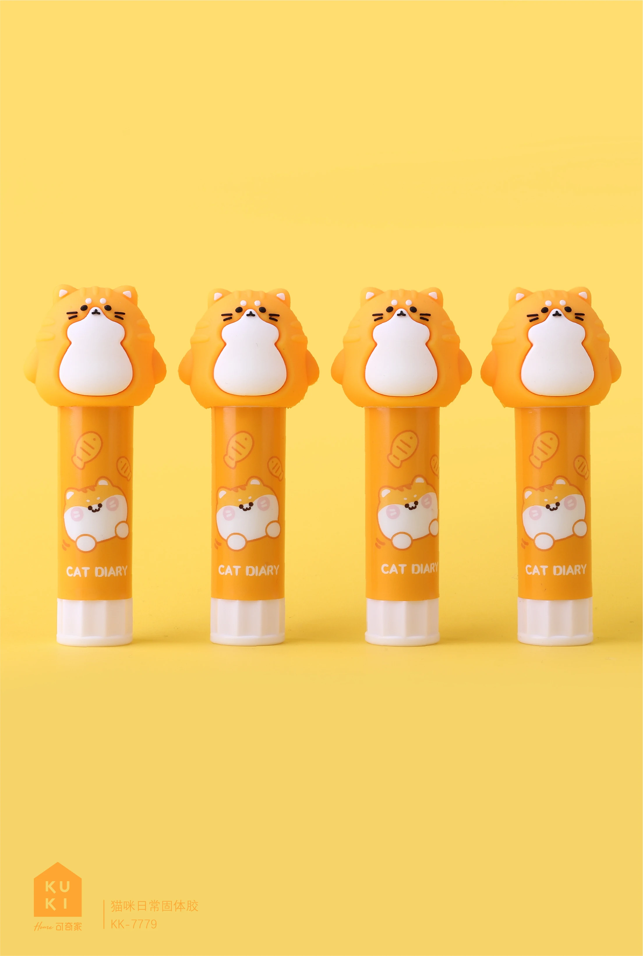 High Quality Non-Toxic PVA PVP Glue Stick School/Office Tools 9g White Glue Stick with cute top for students