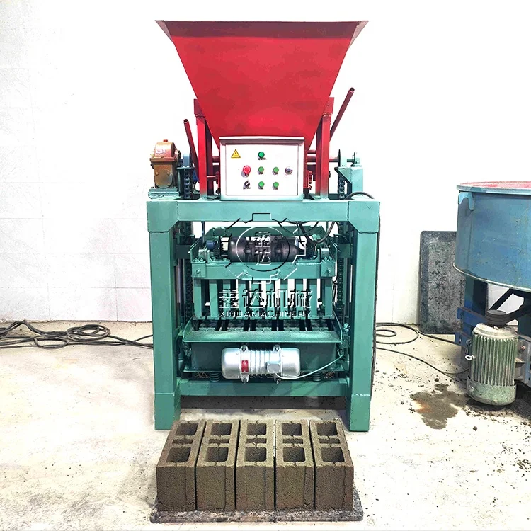 vibrated hollow paver solid Brick Making Machine Cement Concrete Hollow Block Production Line Price