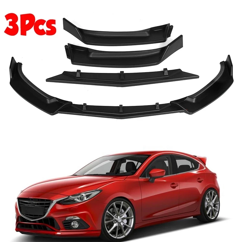 Для Mazda3 Axela комплект спойлера 2014-2018 для Mazda 3 ABS задний спойлер бампер диффузор Защита бампера