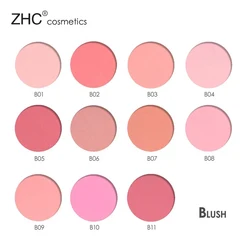 CC4379 High Quality Natural Customize Palette Blush Packaging Private Label Cosmetic Makeup Blusher