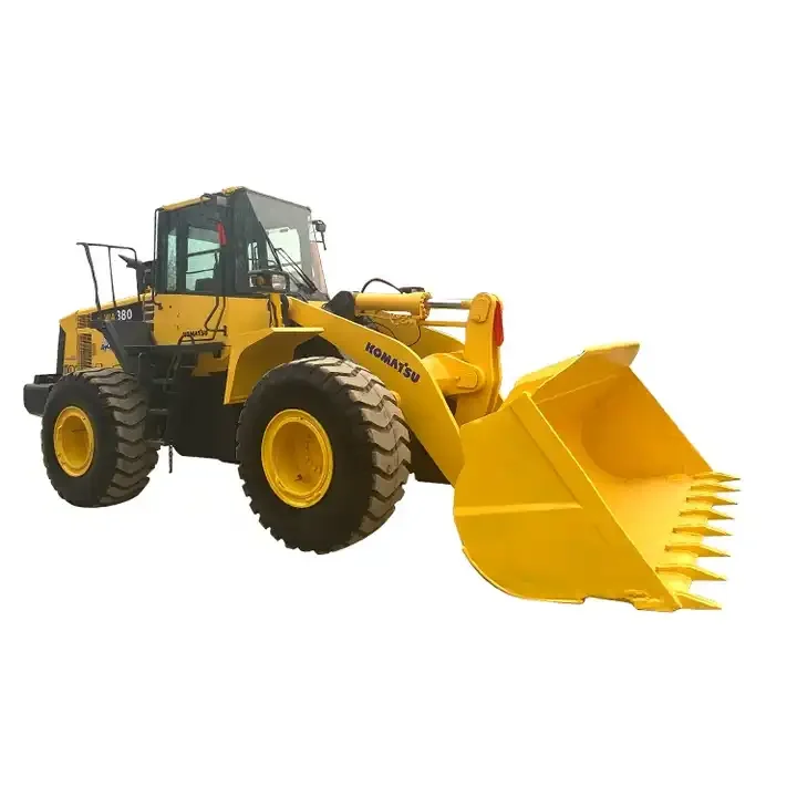 WA380-6 Колесный погрузчик Komatsu лидер продаж фронтальный 380-6 подержанные 380 komatsu 320-5 100 470 погрузчики