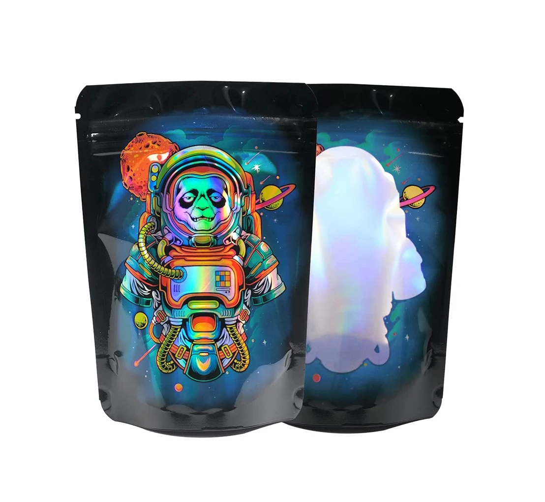 Mylar 3.5g Zipper Bags Moisture and Odor Proof Gravure Printed for Food Industrial Use