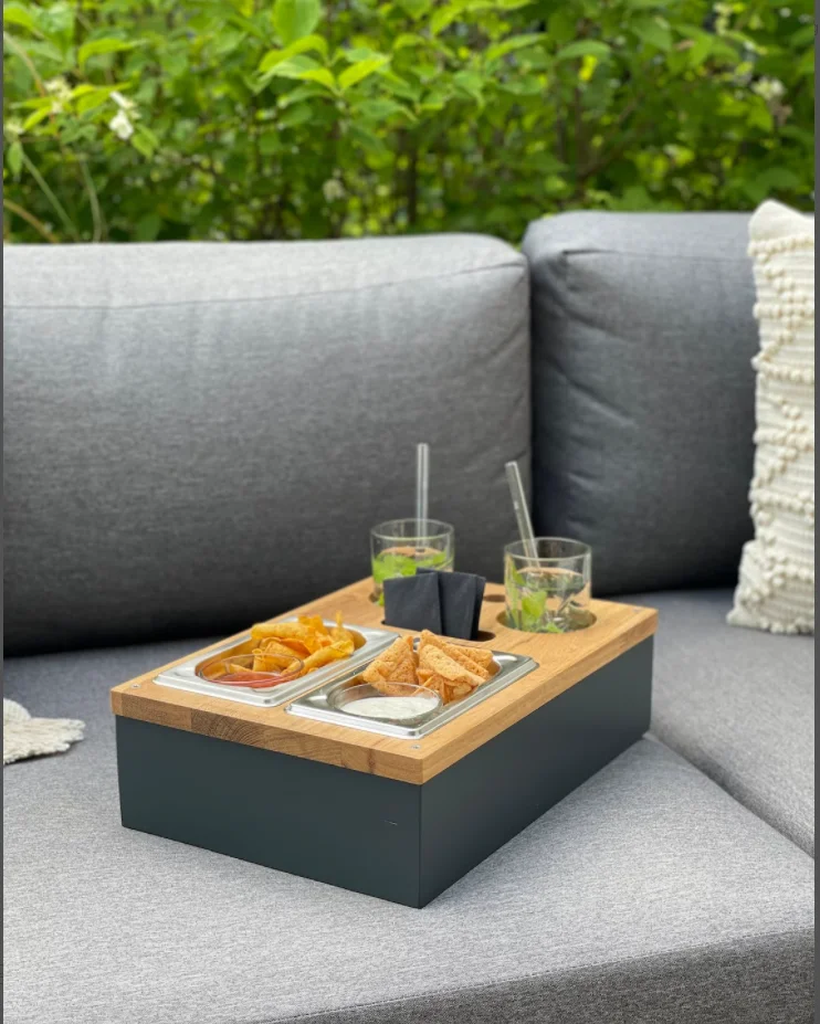 Snack Bowls Tray Caddy  Sofa Organizer Couch Console  Snack Caddy Couch  Couch Cup Holder Tray