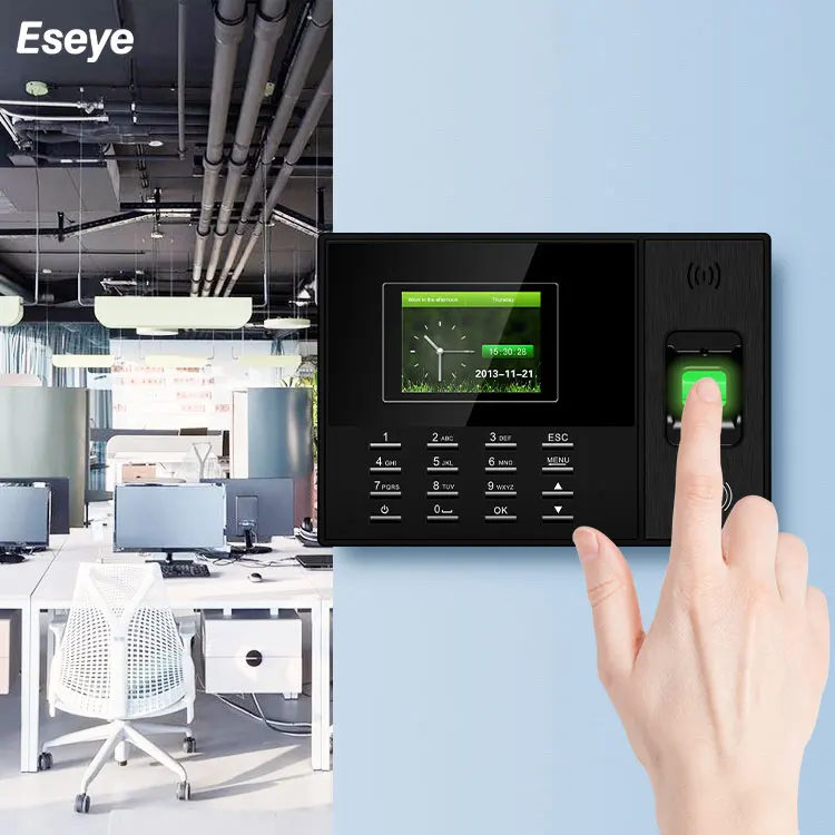
Eseye Hot Sale Fingerprint Time Attendance Machine TCPIP Access Control System RFID 