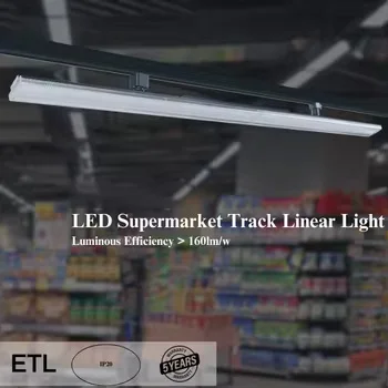 YOPOL H Type Track Lighting New 2024 Toggle Switch Control CCT Track Light Foldable Linear Track Light