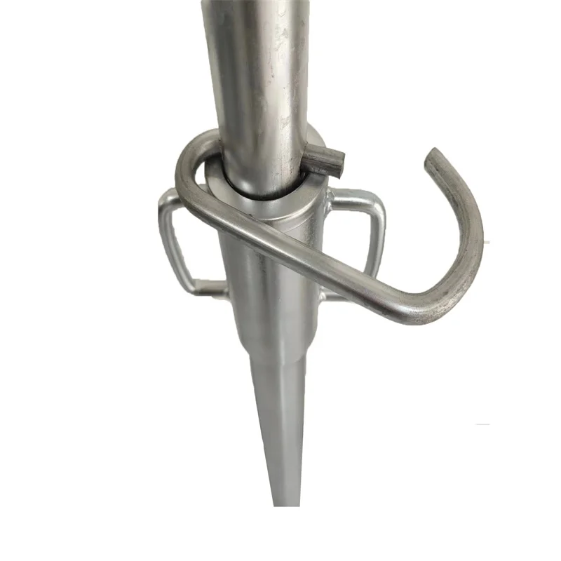 Professional factory widely used construction metal support poles shore post ladder & scaffolding parts