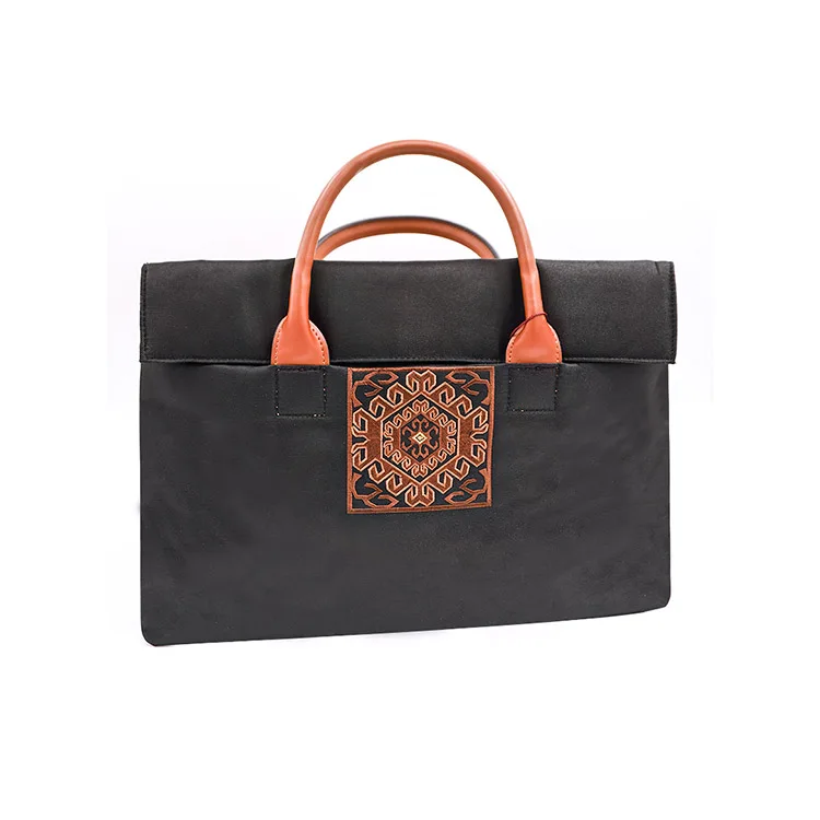 
High Quality Factory Eco Friendly Recycled Large Capacity Shoulder Messenger Bag Briefcase 