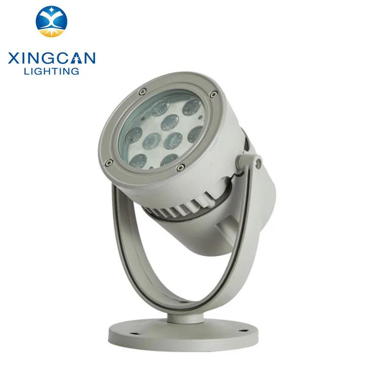 New product high-power launch 3W6W9W18W36W54W LED round project landscape courtyard spotlight