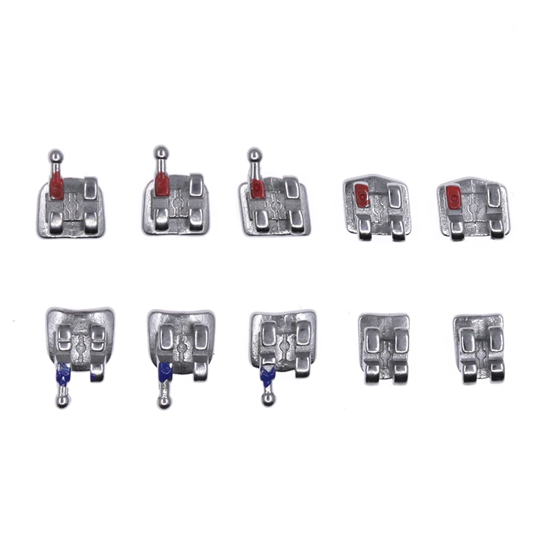 Metal Brackets by pieces Roth/MBT/Edgewise UL1 UL2 UL3 UL4 UL5 UR1 UR2 UR3 UR4 UR5 LR1 LR2 LR3 LR4 LR5 LL1 LL2 LL3 LL4 LL5