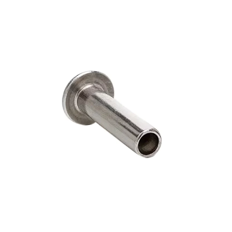 R-06 Standard stainless steel rivets flat round head semi hollow rivets
