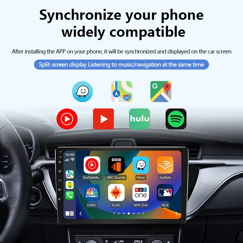 Ai box CarPlay Wireless Adapter Android Screen Car USB Wired to Wireless CarPlay Plug Play Automatic Connection