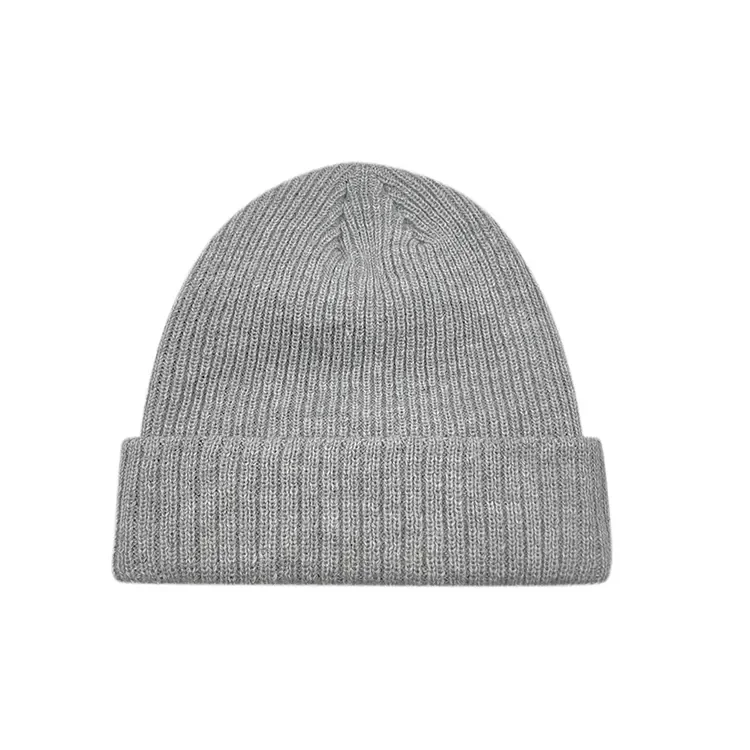 Fashion 100% cotton Blank sweetwear Beanie With Custom embroidery Warm streetwear Winter beanie hats
