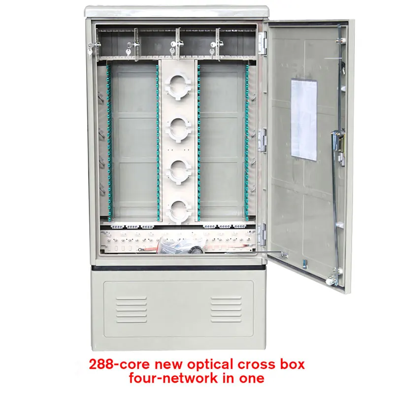 
288 Core Network Optical Fiber Cabinet Integrating Three Functions of Optical Fiber Splicing Storageng 