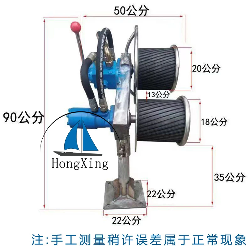 Single motor windlass rope winch stainless steel can be customized size manufacturers direct sale speed adjustable