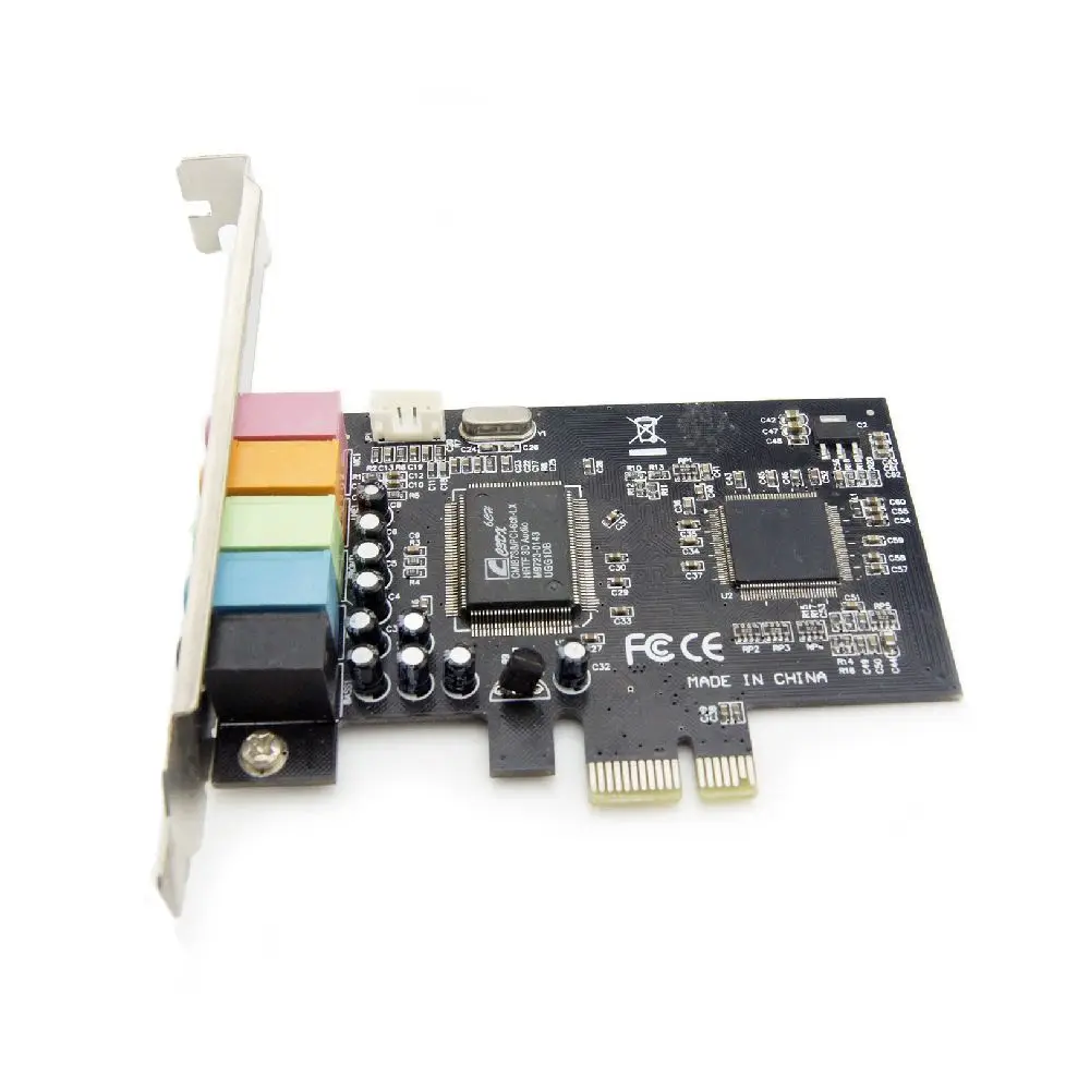 Hi-Speed  PCIE 6-Channel Virtual  3D Stereo Audio Adapter Internal Sound Card for desktop