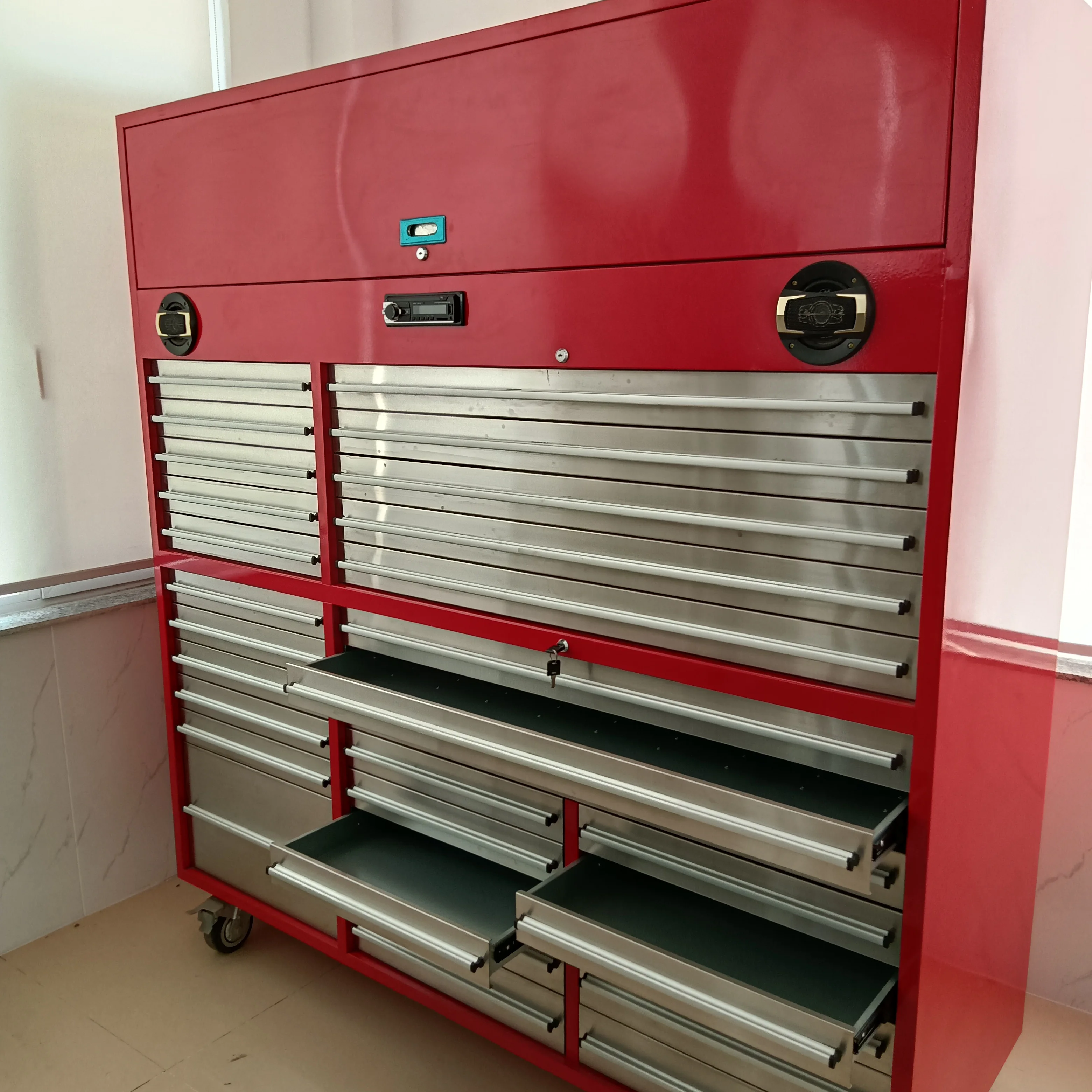 2024 Hot Style Customizable Size Machine Shop 29 Drawer Rolling Tool Cabinet