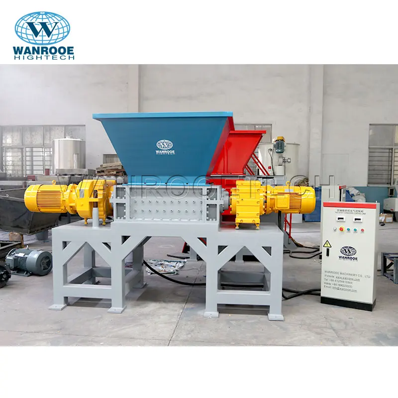 Scrap Copper Steel Engine Case Aluminum Profile Shredder Metal Recycling Machine