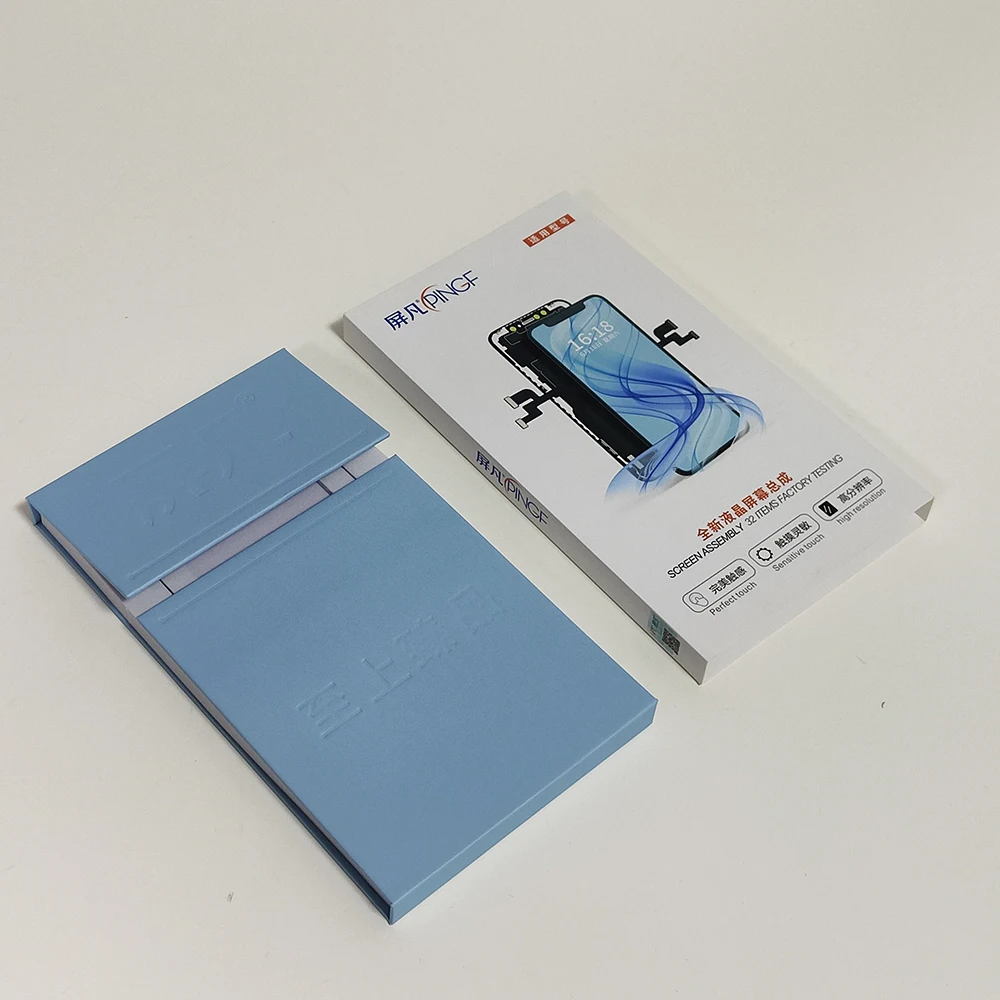 Paper Screen Protector Phone Packaging Mobile Tempered Glass Packing Box