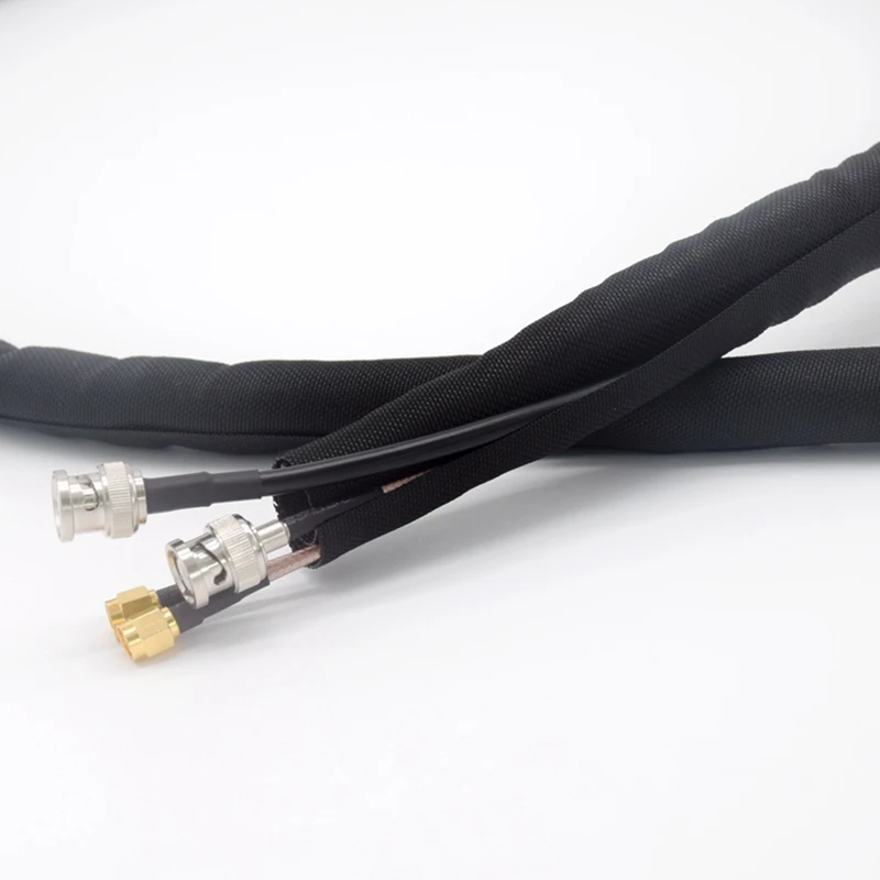 13mm Self Closing Cable Management Cord Sleeve and Organizer Cover