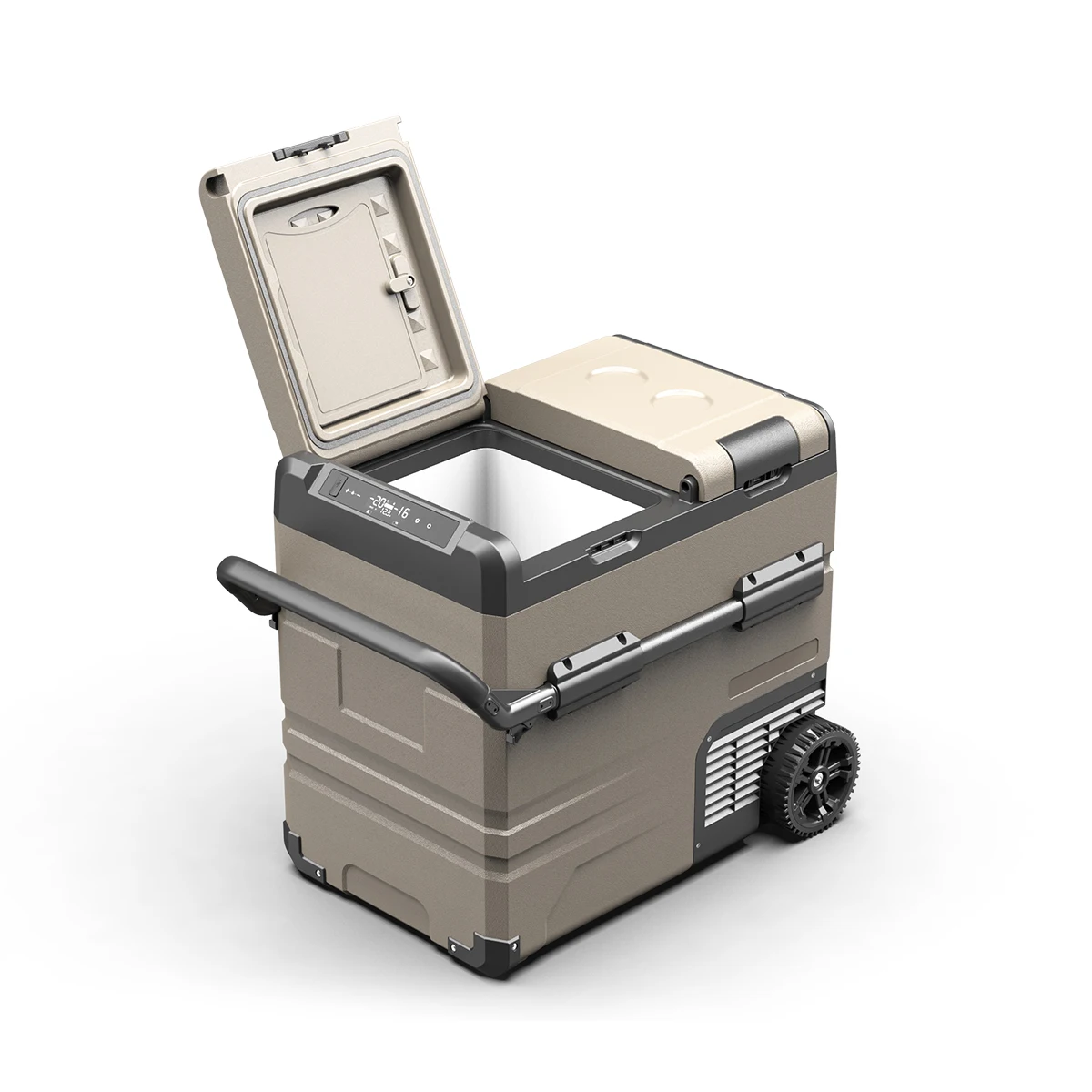 factory price  55l portable cooler electric car freezer ac dc dual use compact fridges refrigerator