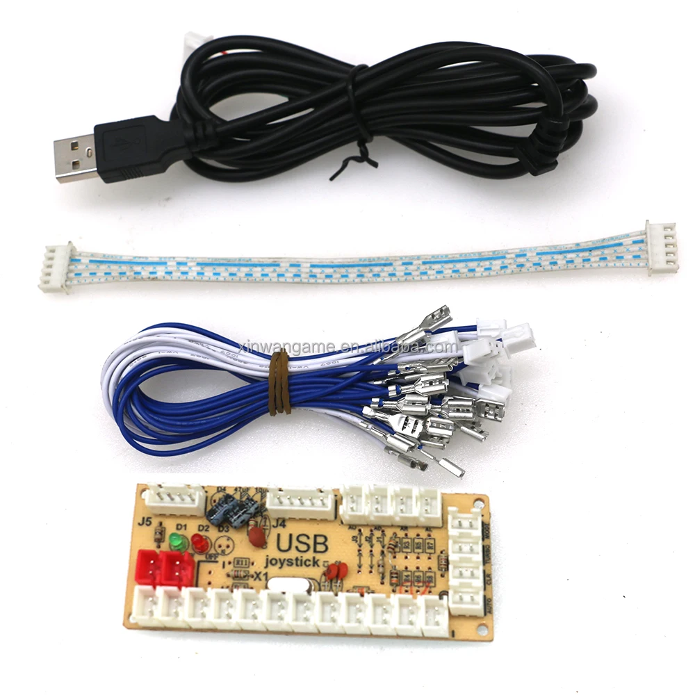 USB-плата CY822A с нулевой задержкой для ПК Raspberry Pi 123 Vr игровой контроль проводами аркадный джойстик монет набор DIY оптовая продажа фабрики