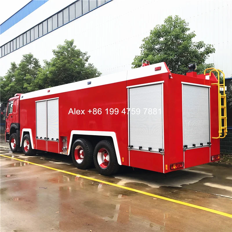 8x4 Sinotruck HOWO 20cbm to 25cbm fire fight truck