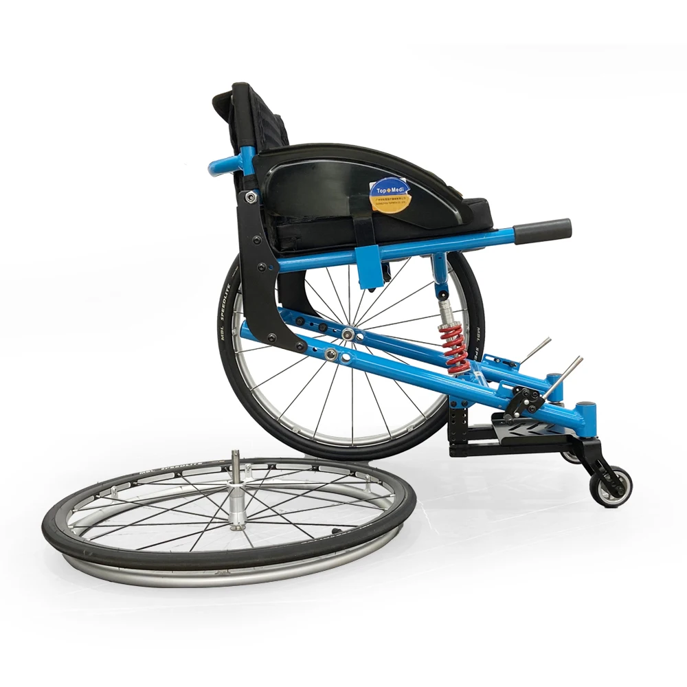 Professional Standard Lightweight 100kg Capacity 10.8kg Aluminum Explore the Outdoors Sports and Leisure Wheelchair