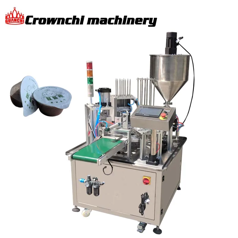 Competitive Price Rotary Filling and Sealing Machine for Sauce Ketchup Barbecue Sauce