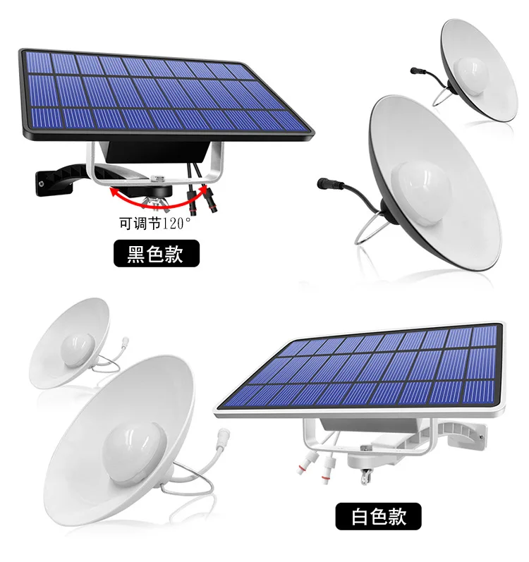 IP65 Waterproof Double Head Solar Pendant Light Outdoor Indoor Solar Lamp Shed Lights For Garden Yard