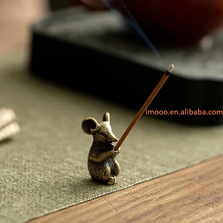 Factory Price Incense Burner Chinese Zodiac Animal Joss-Stick Incense Plate Sandalwood Coil Base Temples Studios Home Decoration